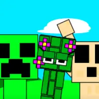 Incredibox Spruncraft Game Logo - Colorful Sprunki Characters Making Music