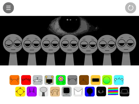 Incredibox Sprunki game cover featuring the iconic Sprunki character lineup