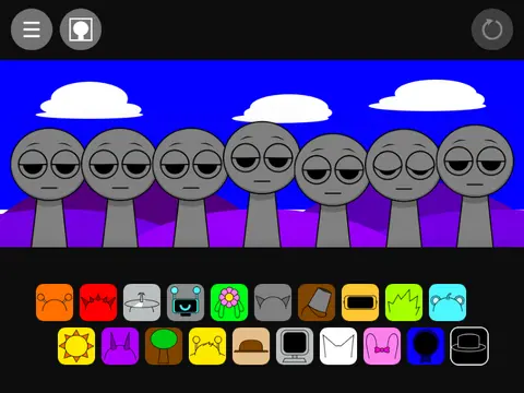 Incredibox Sprunki 12 game logo featuring colorful sprunki characters