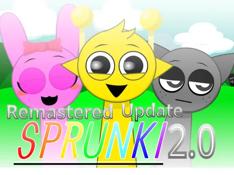 Incredibox Sprunki 2.0 game cover featuring colorful Sprunki characters
