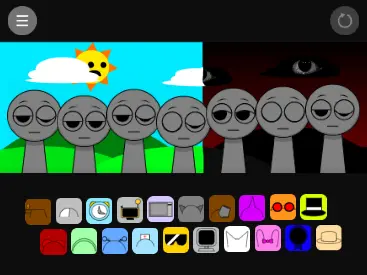 Incredibox Sprunki 2 Remix game logo featuring colorful characters