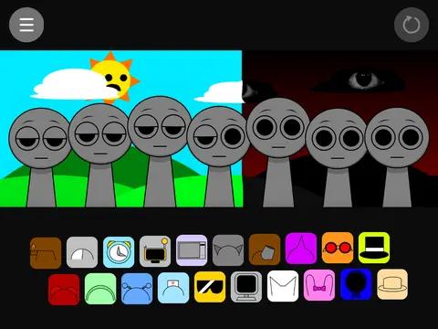 Incredibox Sprunki 2 animated characters logo