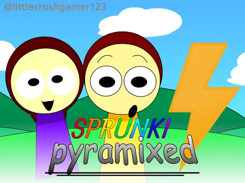 Incredibox Sprunki 2 with me in it game logo featuring custom characters
