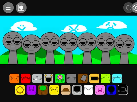 Incredibox Sprunki game logo showing musical Sprunki characters