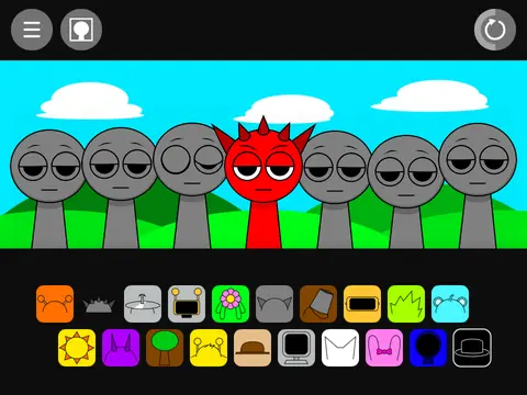 Incredibox Sprunki interactive music game logo with colorful characters