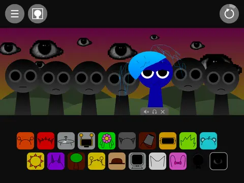 Official logo for Incredibox Sprunki 4 V2 game featuring colorful characters