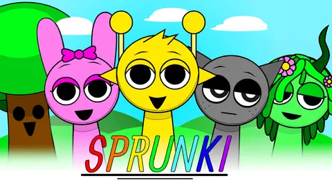 Logo for Incredibox Sprunki music creation game