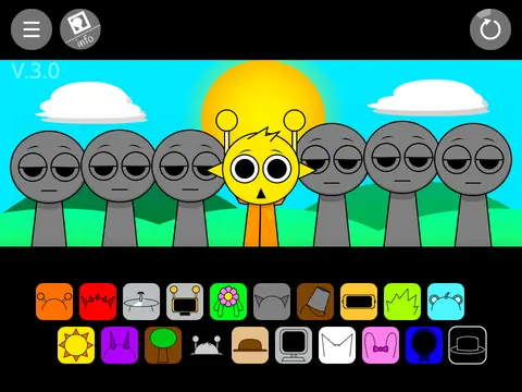 Incredibox Sprunki 5 V3 game cover featuring Sprunki characters