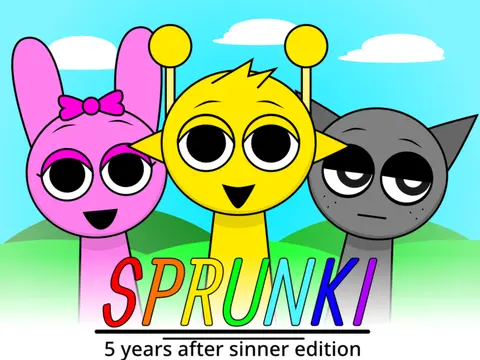 Official logo for Incredibox Sprunki 5 Years After Sinner Edition game