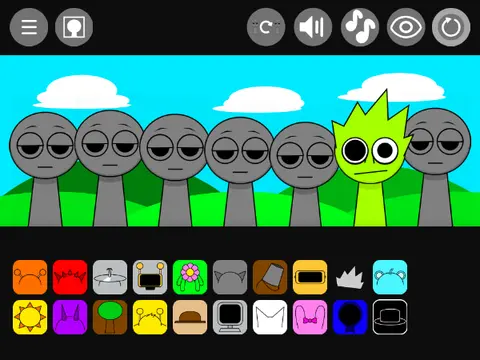 Incredibox Sprunki game cover showing music mixing interface