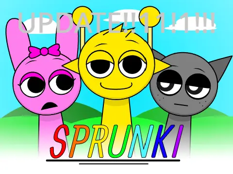 Logo for Incredibox Sprunki, a creative music game with drag-and-drop gameplay