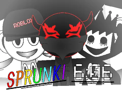 Incredibox Sprunki 6:06 character logo with musical notes