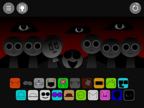 Official logo for Incredibox Sprunki 7 News Characters featuring new character designs