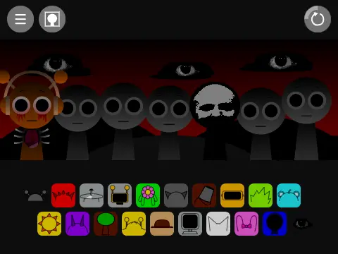 Incredibox Sprunki music rhythm game with colorful characters