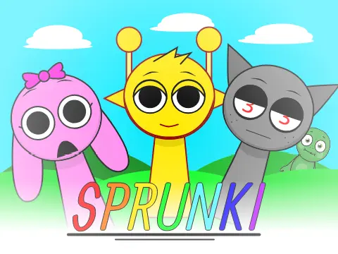 Classic Sprunki Incredibox game featuring music mixing with unique characters