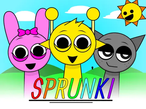 Incredibox Sprunki mod logo and interface screenshot for the music creation game