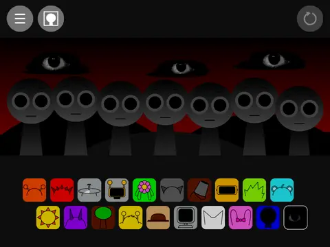 Incredibox Sprunki game cover showing Sprunki characters in musical formation