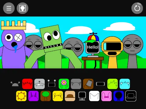 Cover image for the Incredibox Sprunki music mixing game