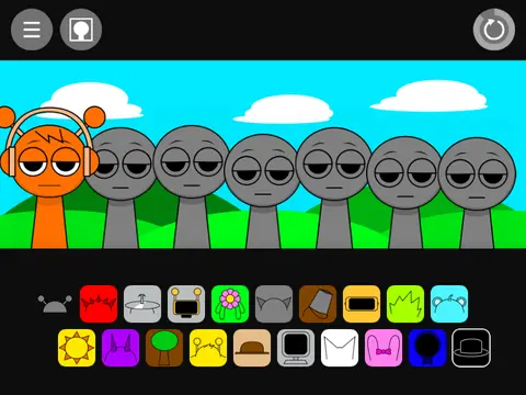 Logo for a custom Incredibox Sprunki music creation mod
