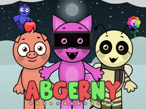 Abgerny Incredibox Sprunki Mod Cover Art - Combining musical characters with horror elements