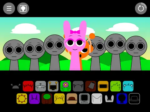 Incredibox Sprunki All Ages family friendly music creation game interface