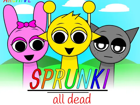 Incredibox Sprunki All Dead horror-themed music game