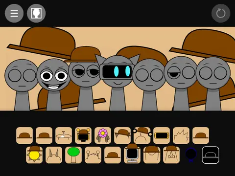 Incredibox Sprunki Ama Herkez Tunner game logo featuring colorful characters