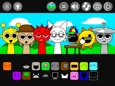 Incredibox Sprunki Amier's Way special edition music creation game