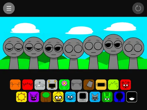 incredibox sprunki archive remix but smiling critters music game with cute characters