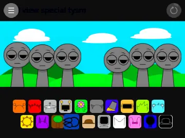 Sprunki Archive V7 remastered game with trypophobia warning