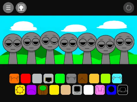 Incredibox - Sprunki Bald Game Logo