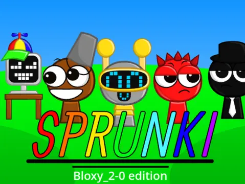 Incredibox Sprunki Bloxy Edition Roblox Style Game Cover