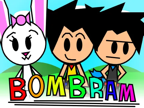 Incredibox Sprunki Bombram Horror Mod Cover Art - Scary Sprunki Characters