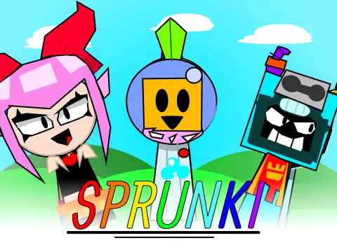 Incredibox Sprunki Brawl Stars Game Logo
