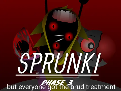 Official logo for Incredibox Sprunki Brud Treatment Phase 3 game