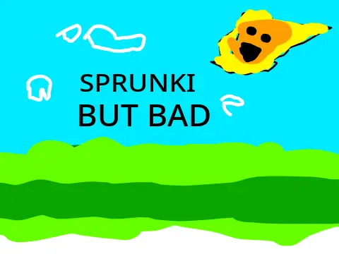 Incredibox Sprunki but Bad modification logo with comedic distorted characters