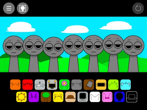 Incredibox Sprunki But Black Is Normal V2 Mod Game Cover
