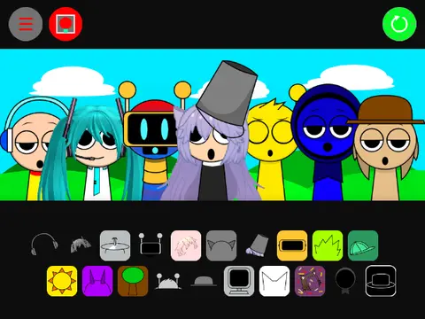 Logo for Incredibox Sprunki But Different V6 mod game