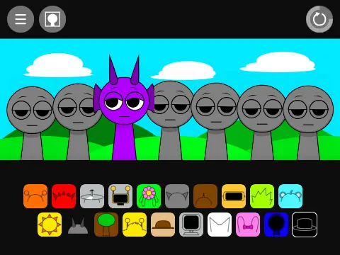 Logo for the edited version of Incredibox Sprunki mod