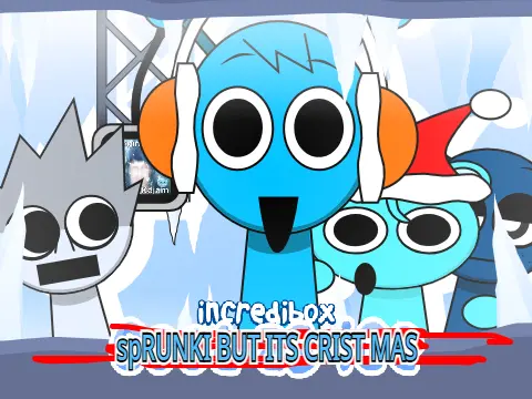 Incredibox Sprunki But Its Cristmas Logo - Festive Music Game