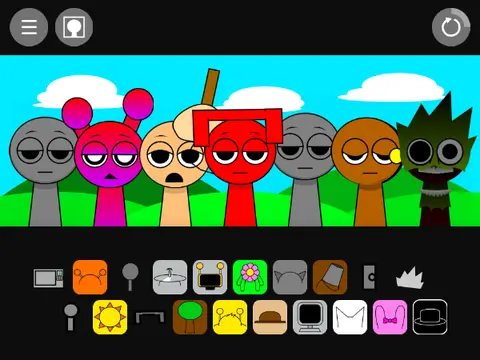 Enhanced Sprunki music game with additional characters and features