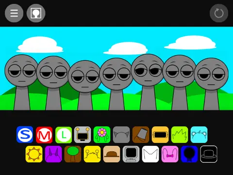 Incredibox Sprunki But Random randomized music game with unexpected character combinations