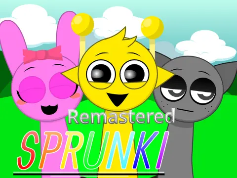 Incredibox Sprunki But Remastered But Its For Kids colorful character logo for children music game