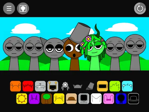Extended edition Sprunki characters with enhanced features
