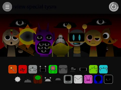 Incredibox Sprunki But They Look Odd game cover showing strangely designed characters