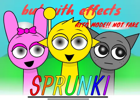 Sprunki with Effects Auto Mode music game with automatic animations