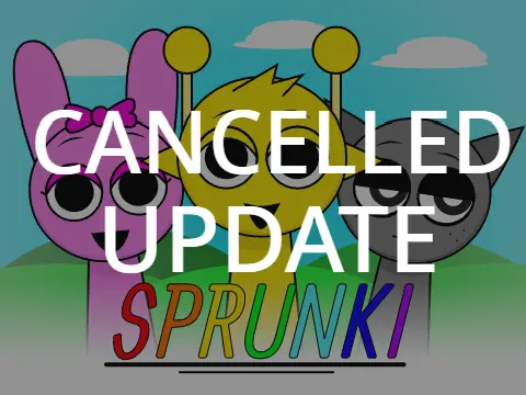 Logo for the Incredibox Sprunki Cancelled Update Remix fan-made mod version