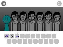 Incredibox Sprunki Chaotic Bad interface showing characters and sound icons for mixing