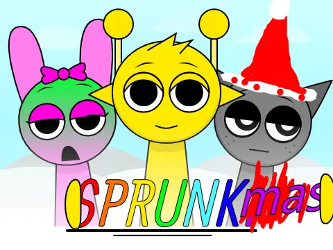 Incredibox Sprunki Christmas Edition Logo