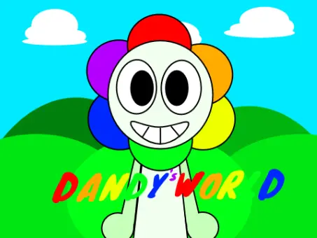 Incredibox Sprunki Dandy's World Mod Logo - Colorful Characters Mixing Music